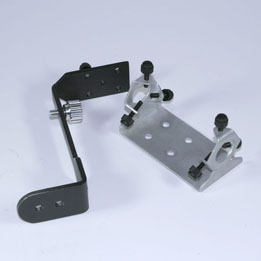 Combined laser finder bracket and binocular tripod mounting bracket